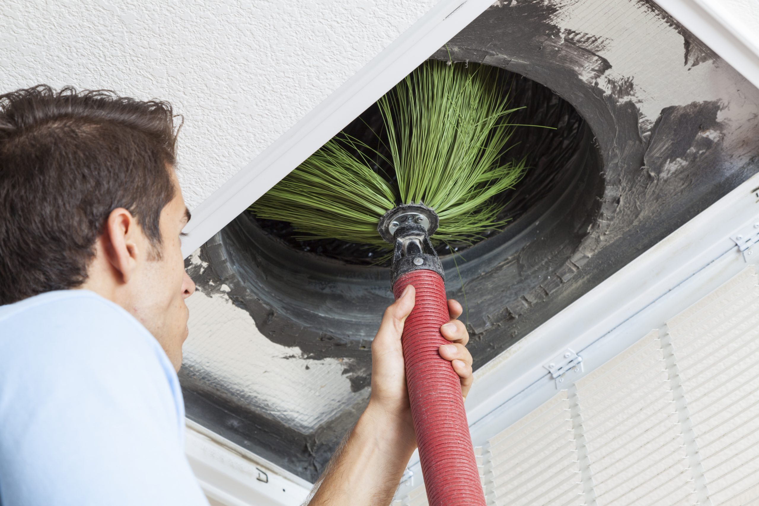 Commercial duct cleaning illustration from the existing DRP Commercial website